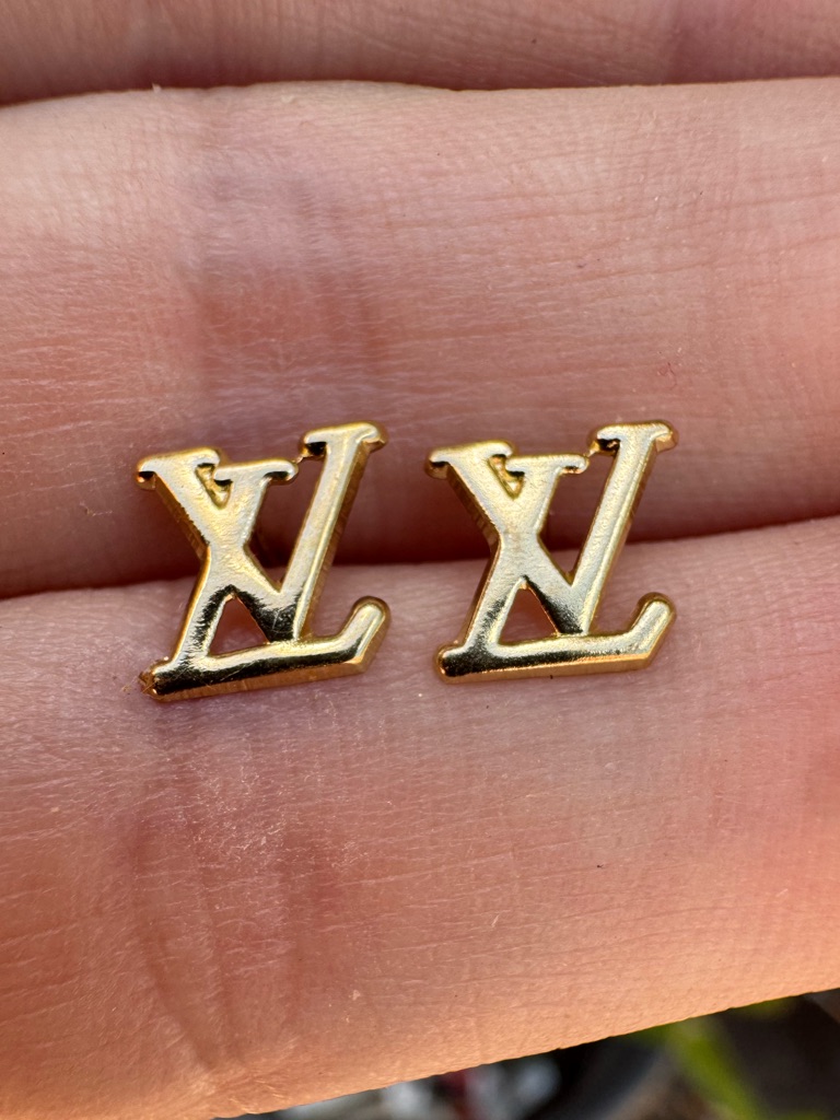 Solid 10k Yellow Gold Earrings New